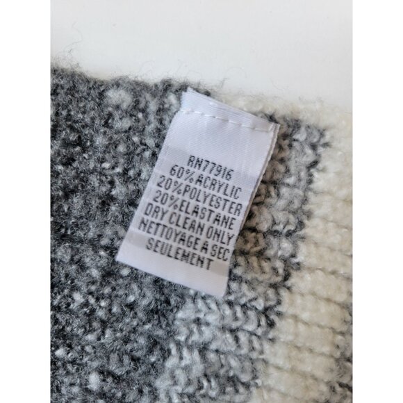 Anthropologie Saturday Sunday Gray Fringe Oversized Cardigan Size L Teacher - Picture 6 of 8